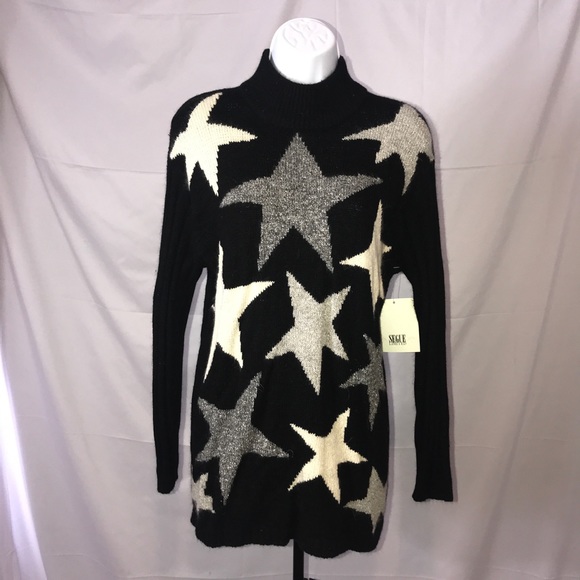 Segue Limited turtleneck sweater with star pattern - Picture 1 of 4